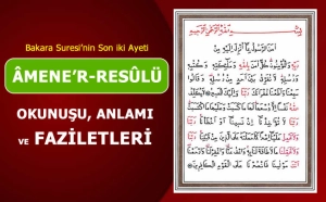 Amenerresulü Suresi